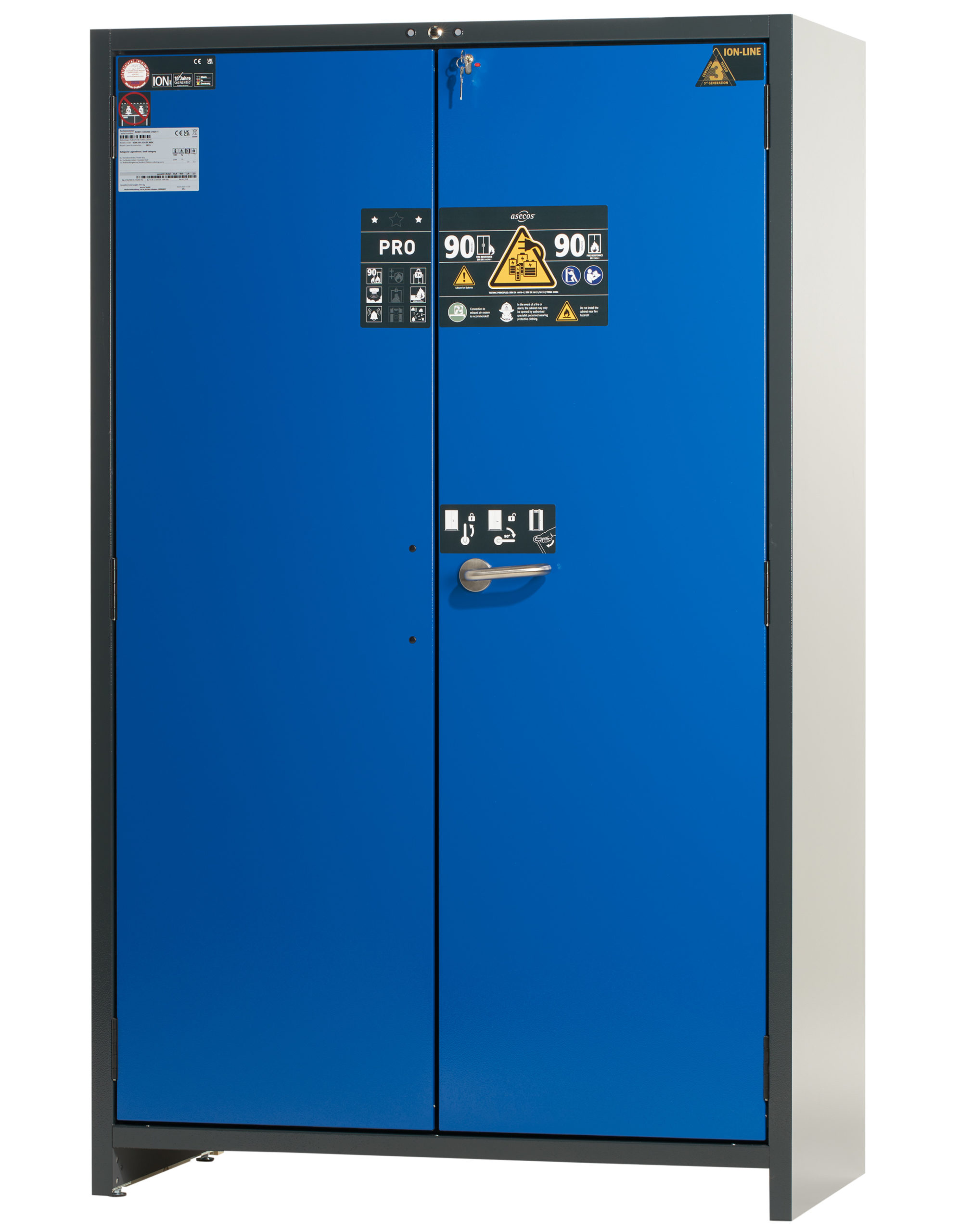 Brannklassifisert batteriskap SLA S1200 PRO - Bilde 2